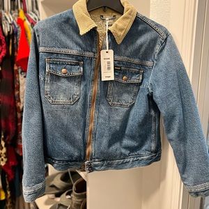Women’s Wrangler Sherpa Lined Denim Jacket size Small